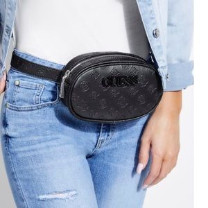 Guess Crossbody convertible into Fanny Pack bag.